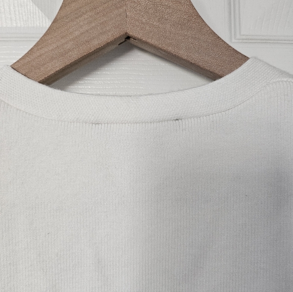 🤍 Sincerely Jules Cream Knit Vest - Clean Girl Minimalist Essential | Size M - Picture 7 of 11